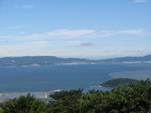 蔵王山山頂から