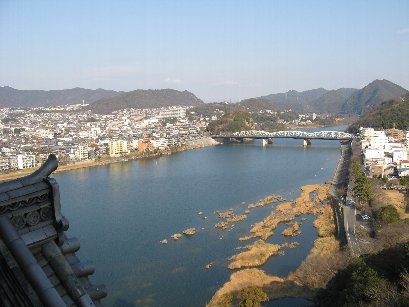 犬山城天守閣から