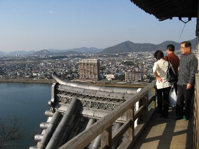 犬山上天守閣から