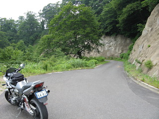 福井県側林道