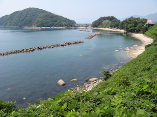 敦賀湾黒崎付近